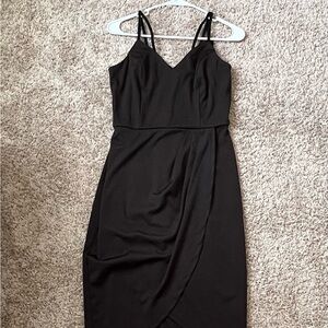 Chic Black Midi Dress